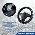 thumbnail image 2 of Skechers Gradient Crystal Steering Wheel Cover, Sparkling Rhinestone Design, Comfortable Non-Slip Grip, Easy Install, Stylish Fit for Cars and SUVs Blue, 2 of 7