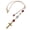 D, variant on Cross Car Hanging Ornament,Car Rear View Mirror Decoration Accessories, Cute Blessing Vehicle Interior Pendant Present for Women