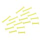 thumbnail image 4 of para y Adultos. Cordones elásticos de silicona para zapatos para reemplazar de . 16 cordones planos de silicona Amarillo, 4 of 9