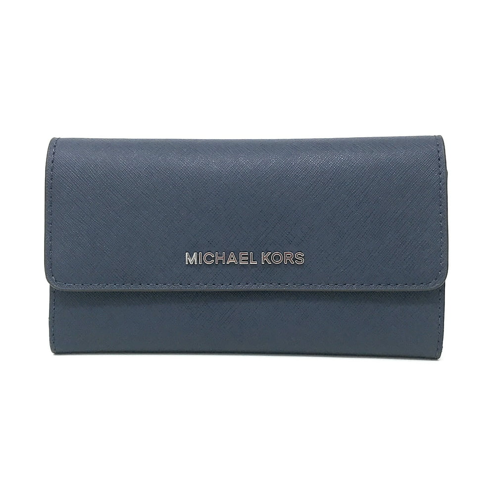 Michael Kors - Michael Kors Jet Set Travel Large Trifold Leather Wallet ...