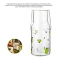 thumbnail image 4 of Vaso De Vidrio Hervidor Estilo Breve Fruta Taza Impresa Bebida Transparente Calix Con Tapa 550 Ml Y 275 Ml Vaso De Bebida Fría Taza De Vidrio De Borosilicato Para Bebida Jugo Agua Advancent HA027508-02, 4 of 7
