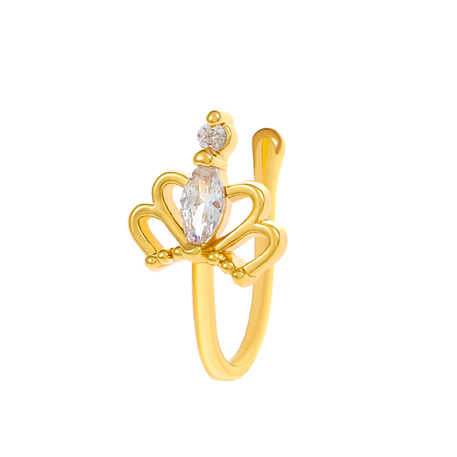 18 Gauge Hoops Non Perforated U Shaped Nose Ring Septum Rings Non