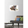 thumbnail image 2 of Space Jam - 25th Collage Wall Poster with Pushpins, 14.725" x 22.375", 2 of 6