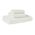thumbnail image 6 of Beautiful by Drew Barrymore Textured Washcloth, Soft 100% Cotton, Off White, 6 of 8
