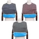 thumbnail image 2 of 3 Pack Large Adult Bibs with Crumb Catcher - Washable Adult Dining Bibs - chuan, 2 of 5