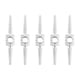 thumbnail image 1 of 5 piezas de carcasa de cable de cambio de freno de bicicleta Colamx Adaptador de reparación de tubería de aceite resistente Plata, 1 of 8