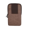 thumbnail image 3 of Billetera Bolso Riñonera de moda para hombre, bolsillo informal con cremallera para hacer ejercicio, viajar, correr, ir de compras, 3 of 9