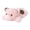 Pink, variant on Duoai 21Cm Lying Dinosaur Plush Toy, Soft Skin - Friendly Short - Pile Fabric, Portable For Desk Decor & Travel, Sweet Gift For All Ages Friends