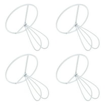 GOOHOCHY 4Pcs Metal Wire Lampshade Frames 9.5X8CM Cone Shape for Lampshade Repair and DIY Projects