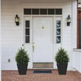 thumbnail image 3 of 2FT Artificial Cedar Topiary Tree Lifelike Faux Shrubs for Outdoor Decor Set of 2, 3 of 8