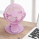 thumbnail image 3 of Cateissary Ventilador de mesa, miniventiladores portátiles de bajo ruido, rotación de 360 ​​grados, recargable por USB, refrigeración por aire para Electrodomésticos Rosa, 3 of 6