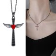 thumbnail image 3 of CILENON Personalise Diamond Necklace For Women Memorial Pendant Jewelry Gift (Black,One Size), 3 of 5