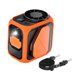 thumbnail image 2 of Ventilador de cintura para exteriores, pequeño, personal, resistente, silencioso, con clip de 5 velocidades Naranja, 2 of 7