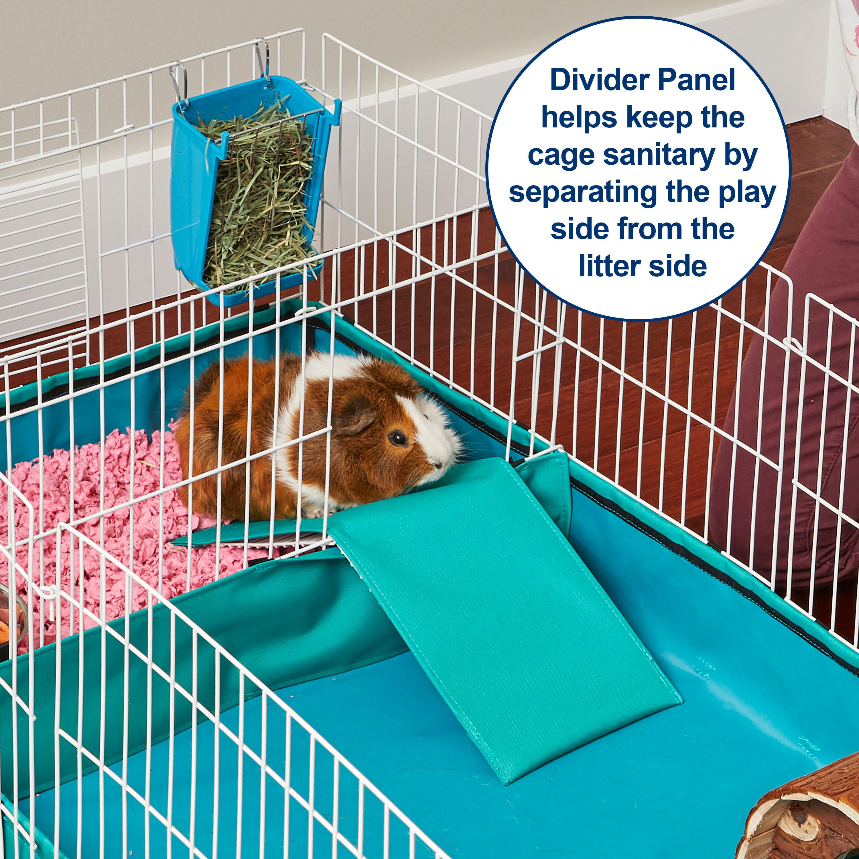 Guinea Habitat Guinea Pig Cage by MidWest 47L x 24W x 14H In 3dayship 