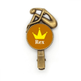 thumbnail image 1 of Kesser, Comandante del rey Rex. Broche broche broche broche Metal retro, 1 of 3