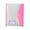 Pink, variant on Expandable Poly Binder Pocket, Letter Size, 11 Holes Punched, Index Dividers Pocket Folders Plastic Envelopes Clear Document Folders for Ring Binder