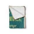 thumbnail image 2 of Lifestyle Soft Flannel Fleece Blanket, Every Day is a Chance to Change Your Opportunities Words Retro Poster Print, Cozy Plush for Indoor and Outdoor Use, 50" x 60", Jade Green Tan, by Ambesonne, 2 of 6