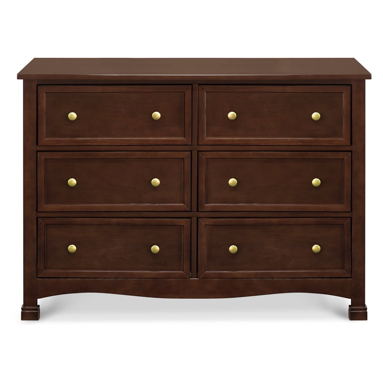 DaVinci Kalani 6 Drawer Double Wide Dresser in Espresso Finish