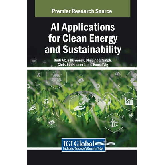 AI Applications for Clean Energy and Sustainability, (Hardcover)