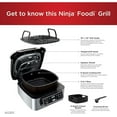 thumbnail image 4 of Ninja AG301 Foodi 5-in-1 Indoor Electric Grill with Air Fry, Roast, Bake & Dehydrate - Programmable, Black/Silver, 4 of 6