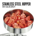 thumbnail image 2 of Weston Tomato Strainer, 1 Gallon Hopper, Stainless Steel, 2 of 8
