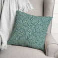 thumbnail image 3 of Creative Products Teal Florals 18 x 18 Spun Poly Pillow, 3 of 3
