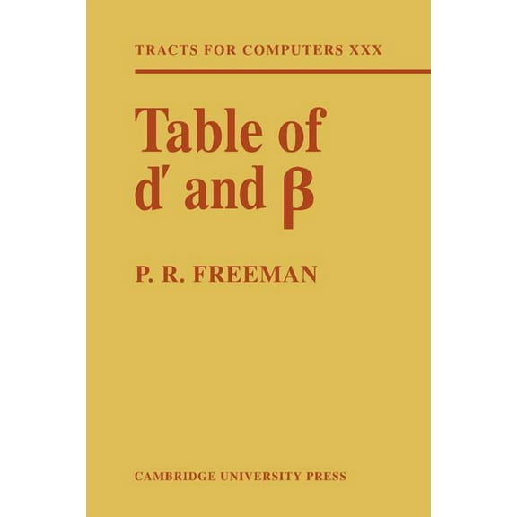 Table of D' and, (Paperback)