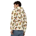 thumbnail image 4 of Goofa Boho Chicken Pattern Mens Full-zip Hoodie, Zip-up Pullover Hooded Sweatshirt, Kangaroo Pocket Hoodie Ideal for Daily Wear, Travel, and Home-XX-Large, 4 of 5