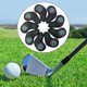 thumbnail image 5 of 9 unids/set Golf Club Iron Headcover Golf Iron Head Covers Golf Club Iron Headovers Negro kusrkot Cubierta de la cabeza de los hierros de golf, 5 of 8