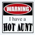 thumbnail image 2 of CafePress - Warning I Have A Hot Aunt Baby Infant Bodysuit - Baby Light Bodysuit, Size Newborn - 24 Months, 2 of 4