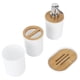 thumbnail image 4 of JUEGO DE ACCESORIOS DE BAÑO DE 4 PIZAS, ESEENCIAL PARA BAÑO IMPERMABLE, INCLUIDO dispensador de locio, 4 of 7