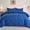 Navy, variant on Mosluna Queen Size Comforter Sets, 3 Piece Soft Quilted Bedding Sets, All-Season Down Alternative Comforter with 2 Pillow Shams, Dark Gray
