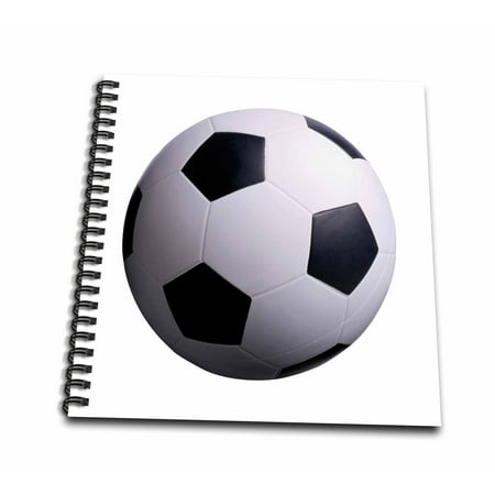 3dRose Soccer ball - Mini Notepad, 4 by 4-inch
