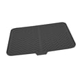 thumbnail image 4 of DOLITY Dish Drying Mat Drain Pad Dish Draining Mat Kitchen Mat Tray Sturdy Sink Mat Black, 4 of 9