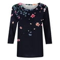 thumbnail image 5 of Women Blouse 3/4 Sleeve Petite, Shirts for Women Trendy Summer Plus Size Yoga Tops Woman Shelf Bra Womens Summer Tops Short Sleeve Warehouse Today Shipping, 5 of 5