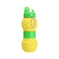 thumbnail image 1 of Botella de agua deportiva para niños con forma de piña, plegable, 700 ml, ideal para ciclismo y senderismo Amarillo, 1 of 8