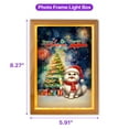 thumbnail image 5 of Merry Christmas and Happy New Year Santa Persian Holiday Xmas Winter 2025 Acrylic Plaque with Wood Photo Frame Box Cat Lover Kitten Owner Gifts Light Box - 00024, 5 of 5