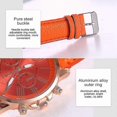 thumbnail image 4 of Women and Men Fashion Quartz Watches Leather Sports Casual Watch, 4 of 5