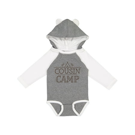 

Inktastic Cousin Camp Family Reunion Gift Baby Boy or Baby Girl Long Sleeve Bodysuit