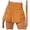 Orange, variant on LINGLANG Womens Running Quick Dry Shorts Workout Elastic Athletic Yoga Pants High Waist Fitness Gym Training Activewear Stretchy Sports Shorts