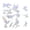 White, variant on Window Bird Window Decal To Bird Strikes Collision Stickers Rainbow Sun Reflective Deter Clings No Required For Glass Stickers