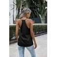 thumbnail image 2 of Zeagoo Women's Satin Tank Top V Neck Summer Camisole Soft Spaghetti Strap Shirt, 2 of 8