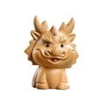 thumbnail image 3 of Figura de dragón en miniatura, estatua de dragón de la suerte para centro de mesa de salón de té amarillo, 3 of 9