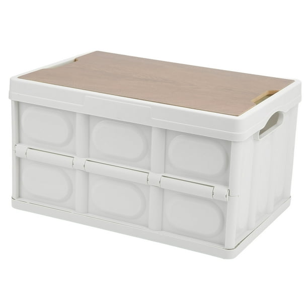 Caja de almacenamiento plegable, 30L Caja de almacenamiento multifuncional plegable para exteriores Caja de almacenamiento diseñada por expertos