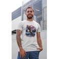 thumbnail image 3 of 4th Of July American Flag Bald Eagle Mens T Shirt, 3 of 5