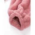 thumbnail image 2 of Bowanadacles Women's Plush Cartoon Hoddies 3D Ear Pajamas, 2 of 7