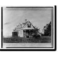 thumbnail image 2 of Historic Framed Print, Haxall's House, used as hospital after battle of White Oak Swamp, 17-7/8" x 21-7/8", 2 of 9