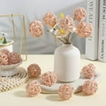 thumbnail image 4 of Wicker Rattan Balls Decorative Orbs Vase Fillers for Craft Party Valentine's Day Wedding Table Decoration Wheat 36.5~40mm 30pcs, 4 of 7