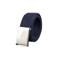 thumbnail image 1 of Cinturón Unisex uxcell de Lona Ajustable Azul Marino 24-34, 1 of 6