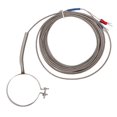 thumbnail image 1 of Thermocouple Thread, Industrial Grade Material Temperature Controller Probe Strong Anti Interference Ability High Sensitivity  For Industry 1 Meter,2 Meters,3 Meters,4 Meters,5, 1 of 8